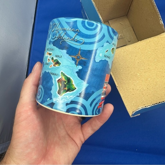 Island Heritage Hawaii Island Map Flag 50th Anniversary Mug - Picture 5 of 9